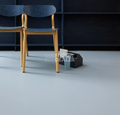 Forbo Marmoleum Solid Cocoa 3586 indigo milk фото 3 | FLOORDEALER